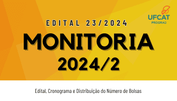 Edital 23/2024 de Monitoria 2024/2