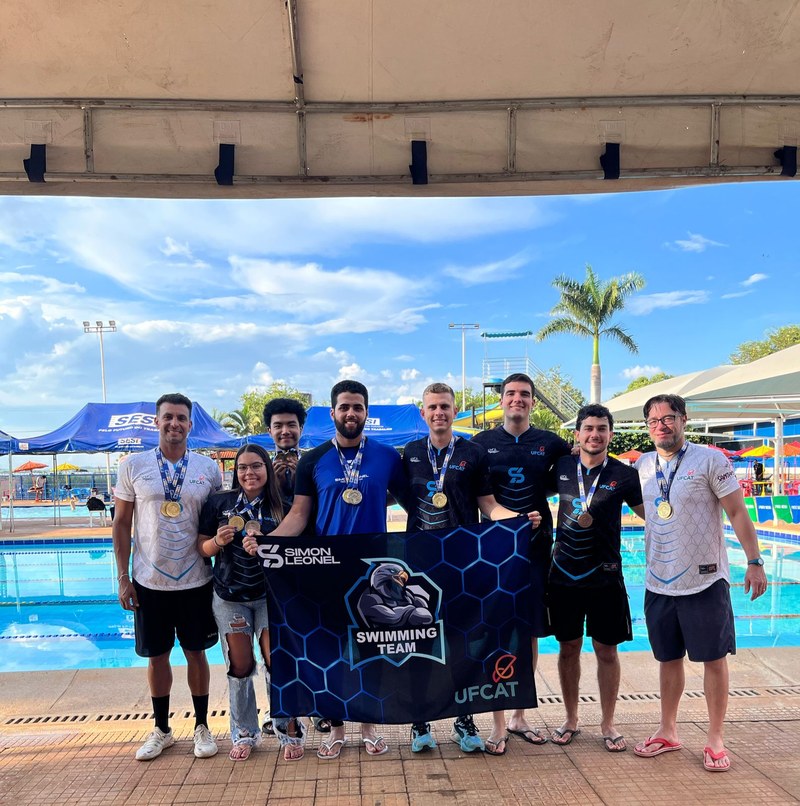 Atletas de natação da UFCAT conquistam as primeiras medalhas de 2025
