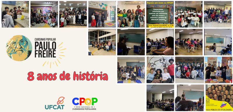 Cursinho Popular Paulo Freire celebra 8 anos de história