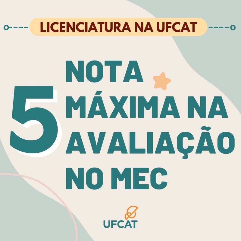 Curso de Licenciatura em Geografia também recebe nota 5 na avaliação do MEC