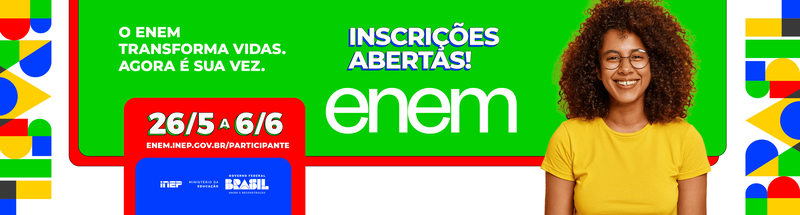 Inscrições abertas para o ENEM, principal forma de ingresso na UFCAT