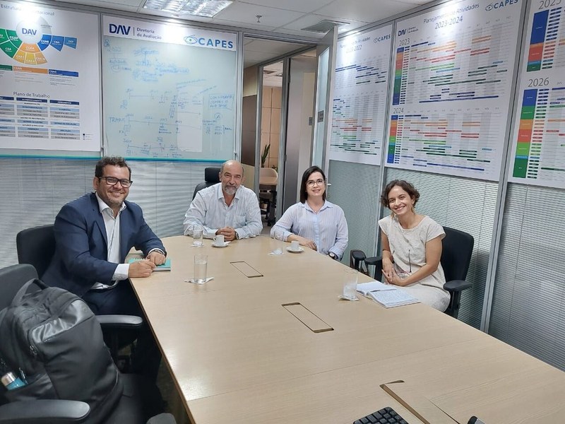 Pró-reitoria de Pesquisa, Pós-Graduação e Inovação realiza visitas no CNPq e na Capes