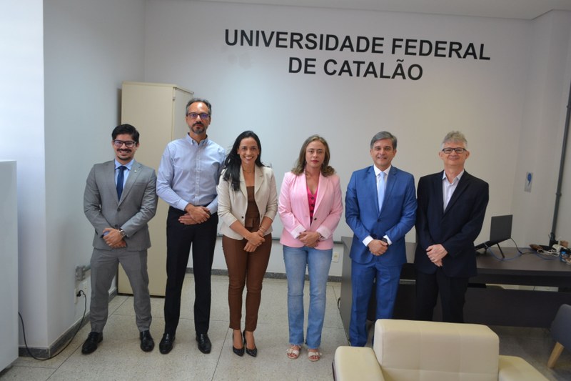 Reitoria recebe visita do Desembargador, Anderson Máximo, do Tribunal de Justiça do Estado de Goiás