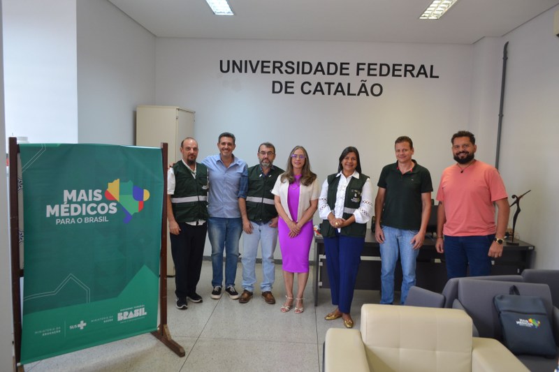 Instituição supervisora do Programa Mais Médicos, UFCAT recebe visita da Referência Regionalizada do Ministério da Saúde