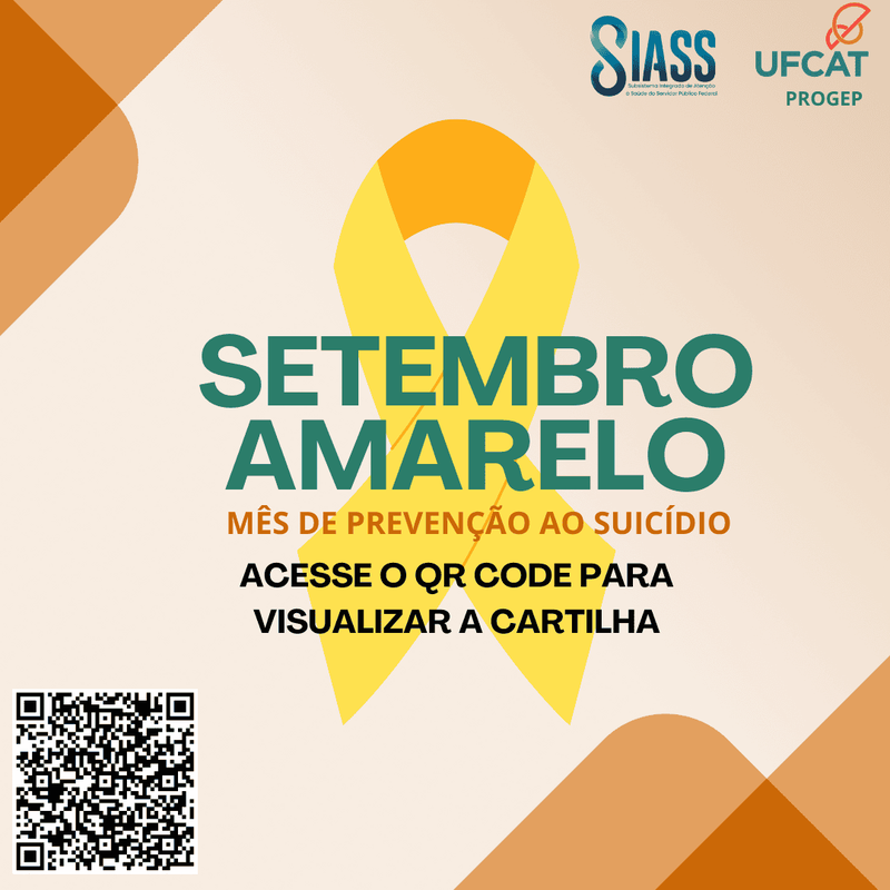 UFCAT e SIASS: Campanha Setembro Amarelo - Prevenção ao Suicídio!